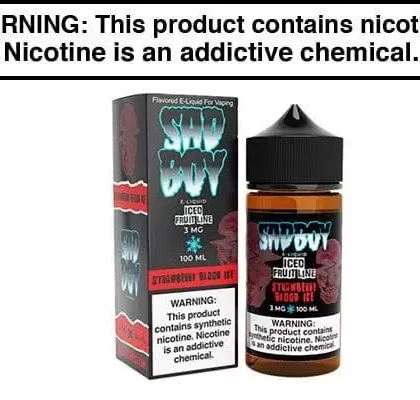 STRAWBERRY BLOOD ICE BY SADBOY SALT 30ML - Vapejuice
