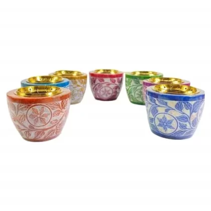 ZenN – Leaf & Flower Design w/ Brass Jali Charcoal Burner