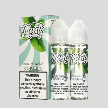 Mints E-Liquid – Cool Mint – 120mL Menthol Vape 70VG/30PG