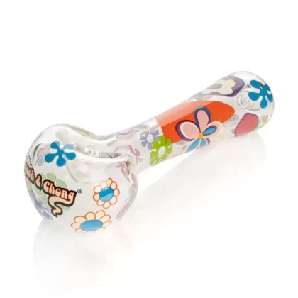 Cheech & Chong Power to the Flower w/Ashcatcher Spoon Pipe – 5in - Vape Store