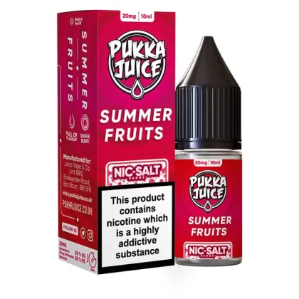 Pukka Juice Summer Fruits Nic Salt E-Liquid